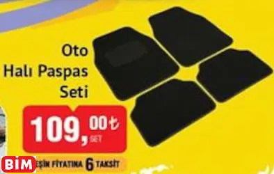 OTO HALI PASPAS SETİ